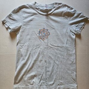 Vintage 2005 Lollapalooza American Apparel Baby Blue Tee--100% Combed Cotton
